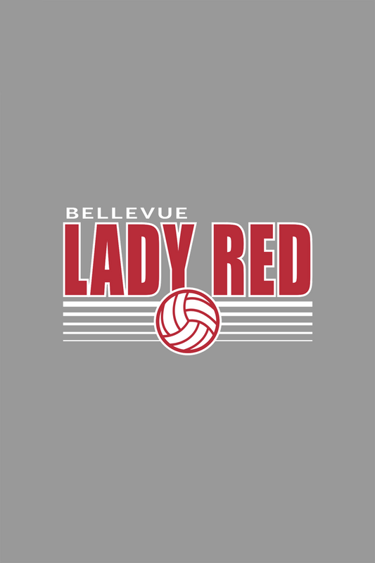 Bellevue Lady Red Volleyball Shirts - #1