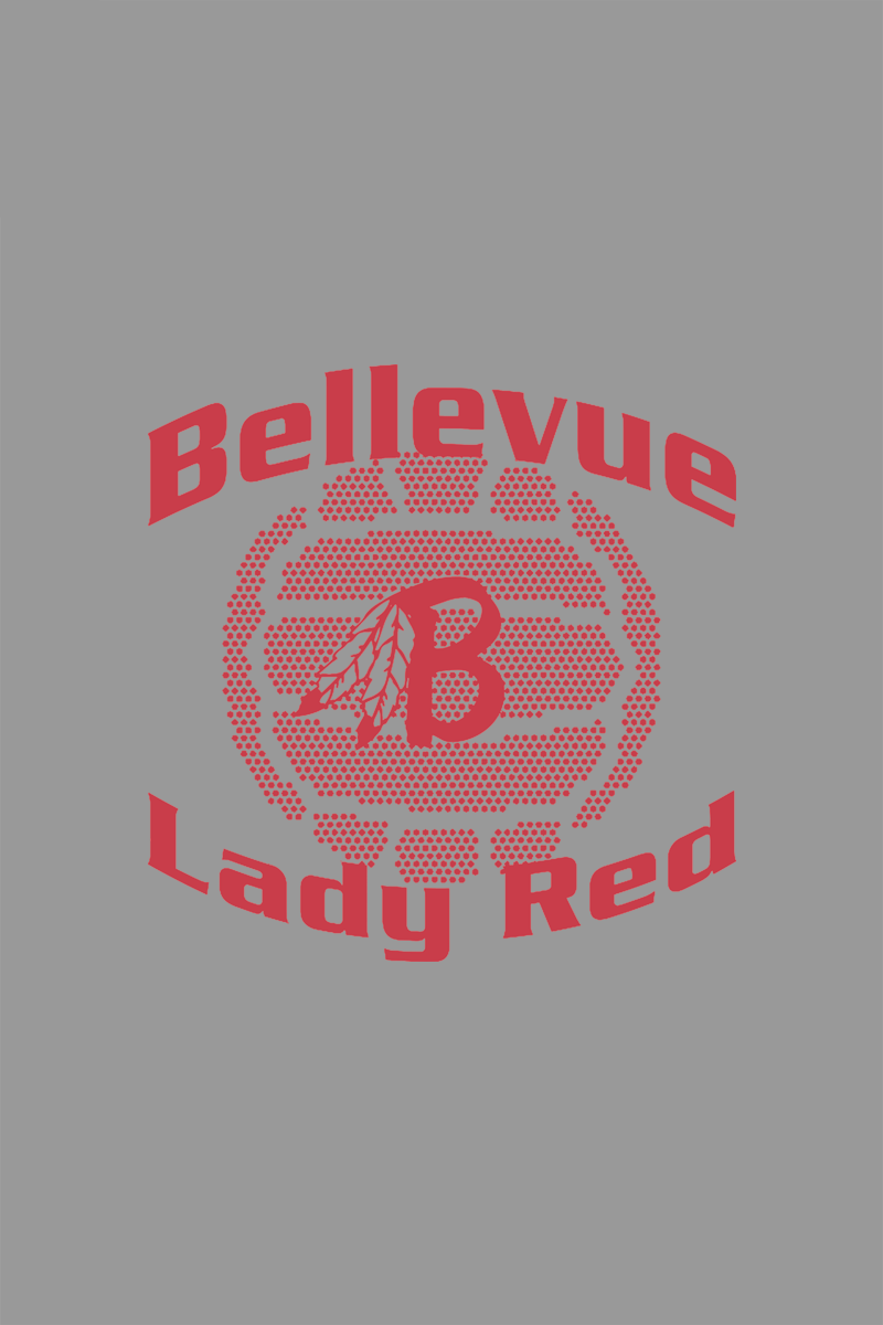 Bellevue Lady Red Volleyball Shirts - #4