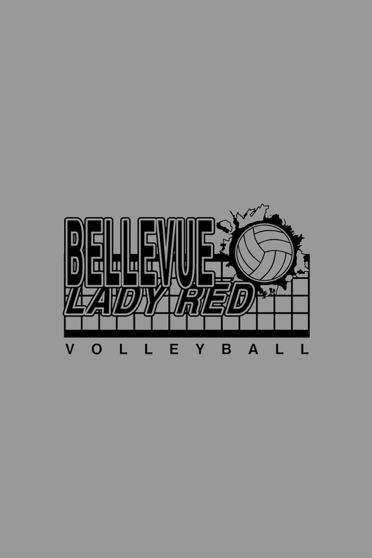 Bellevue Lady Red Volleyball Shirts - #6