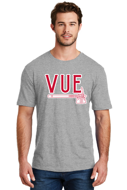 District® Vue Men's Light Grey Perfect Blend® CVC Tee DM108