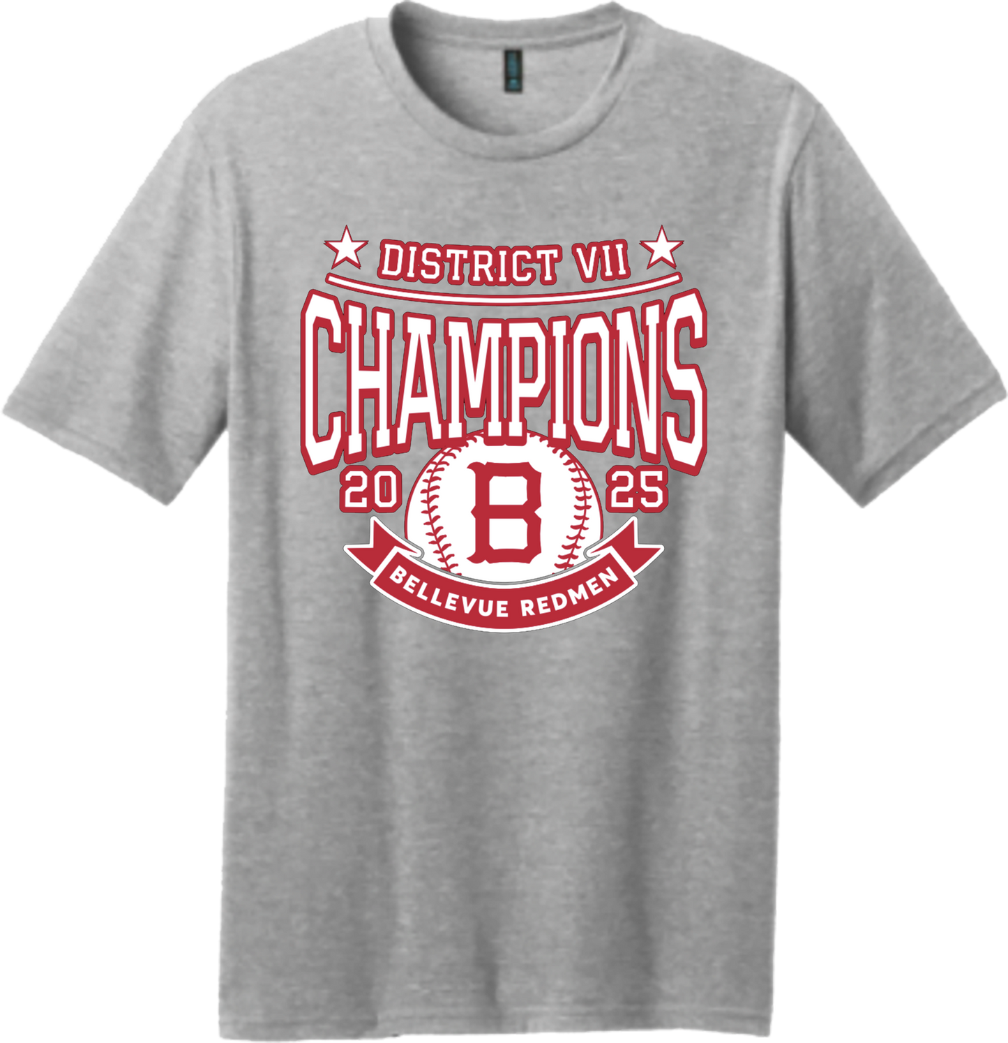 Little League - 2025 10U District Champions - District® Perfect Blend® CVC Tee - DM108 / DT108Y