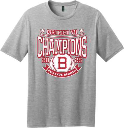 Little League - 2025 10U District Champions - District® Perfect Blend® CVC Tee - DM108 / DT108Y