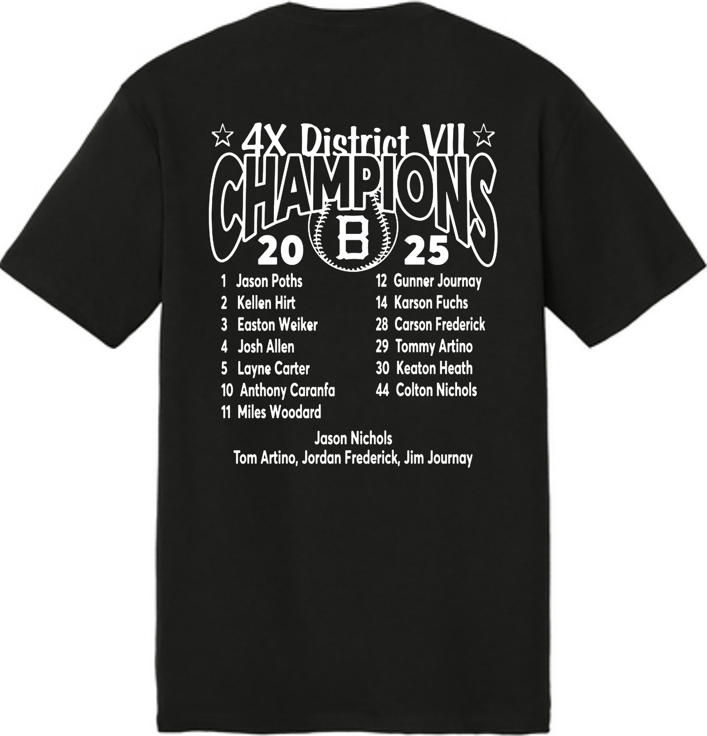 Little League - 2025 12U District Champions - District ® Perfect Tri ® Tee - DM130