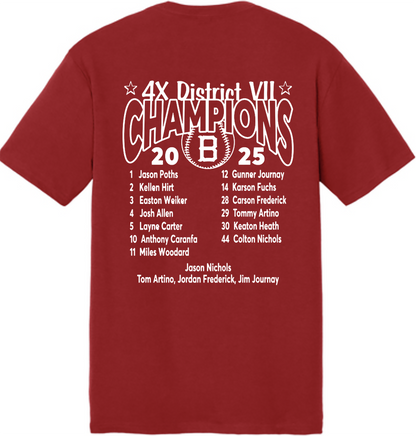 Little League - 2025 12U District Champions - District ® Perfect Tri ® Tee - DM130