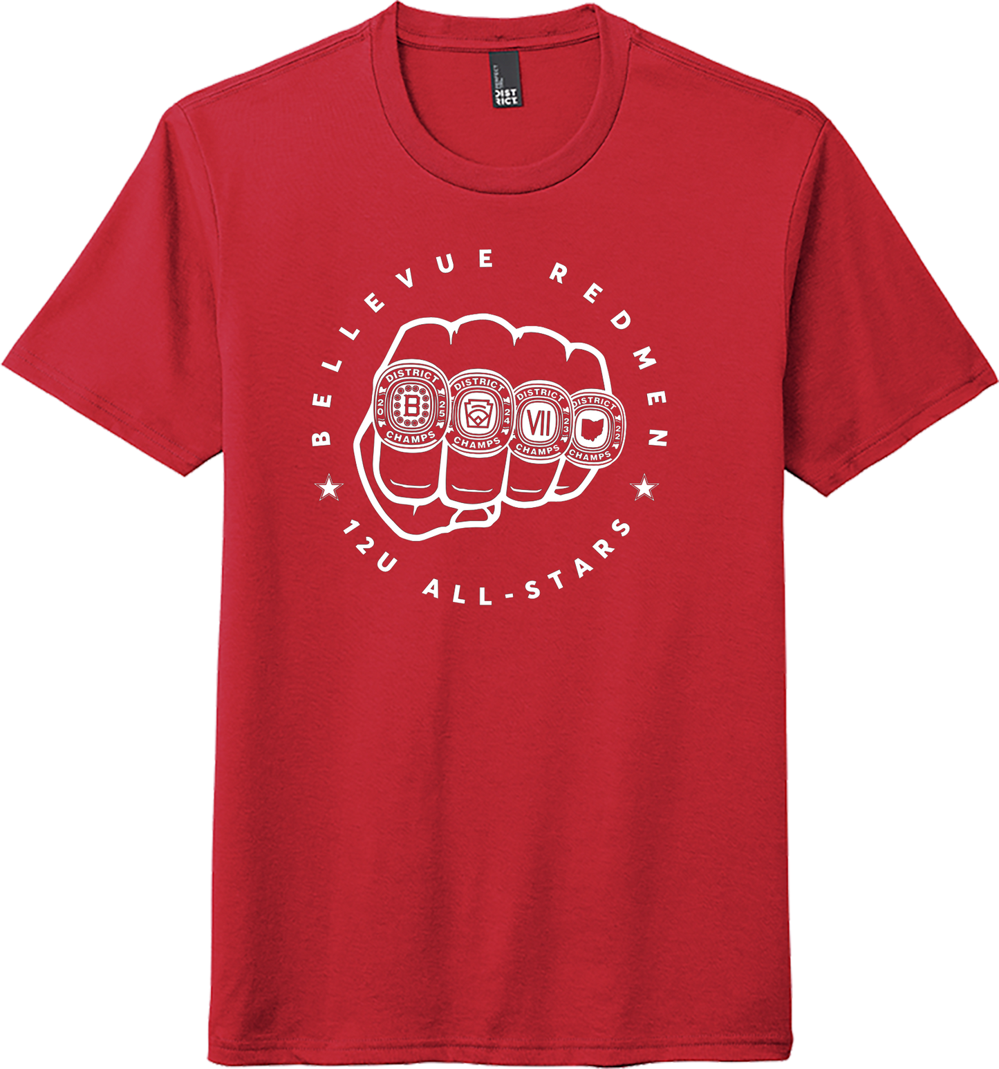 Little League - 2025 12U District Champions - District ® Perfect Tri ® Tee - DM130