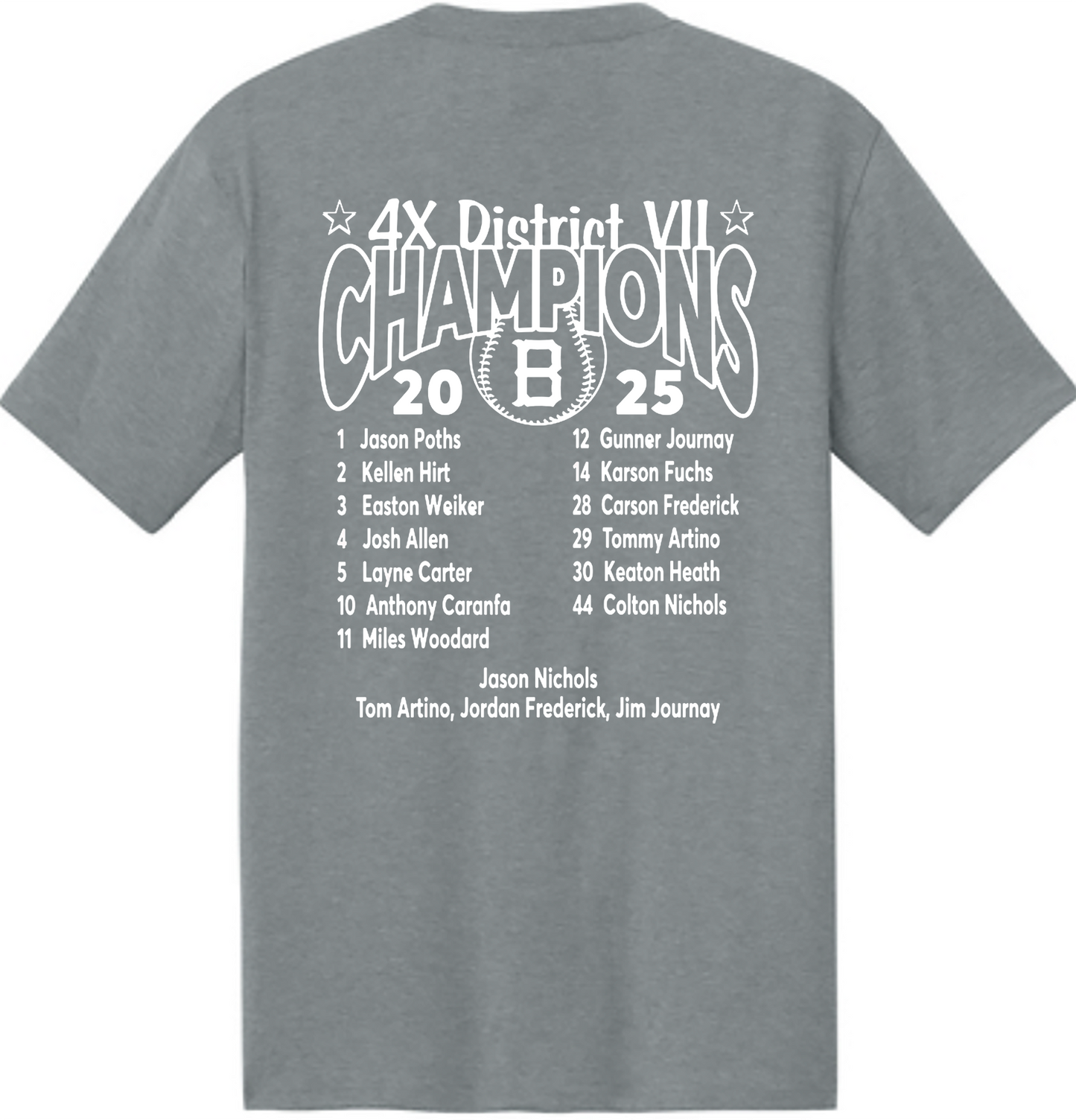 Little League - 2025 12U District Champions - District ® Perfect Tri ® Tee - DM130