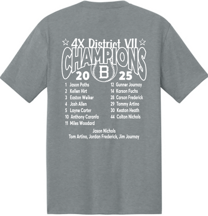 Little League - 2025 12U District Champions - District ® Perfect Tri ® Tee - DM130