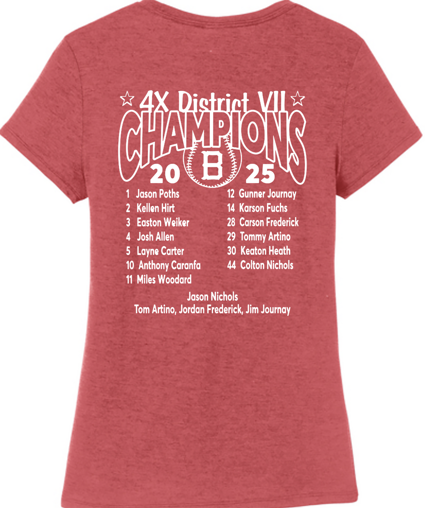 Little League - 2025 12U District Champions - District ® Women’s Perfect Tri ® Tee - DM130L