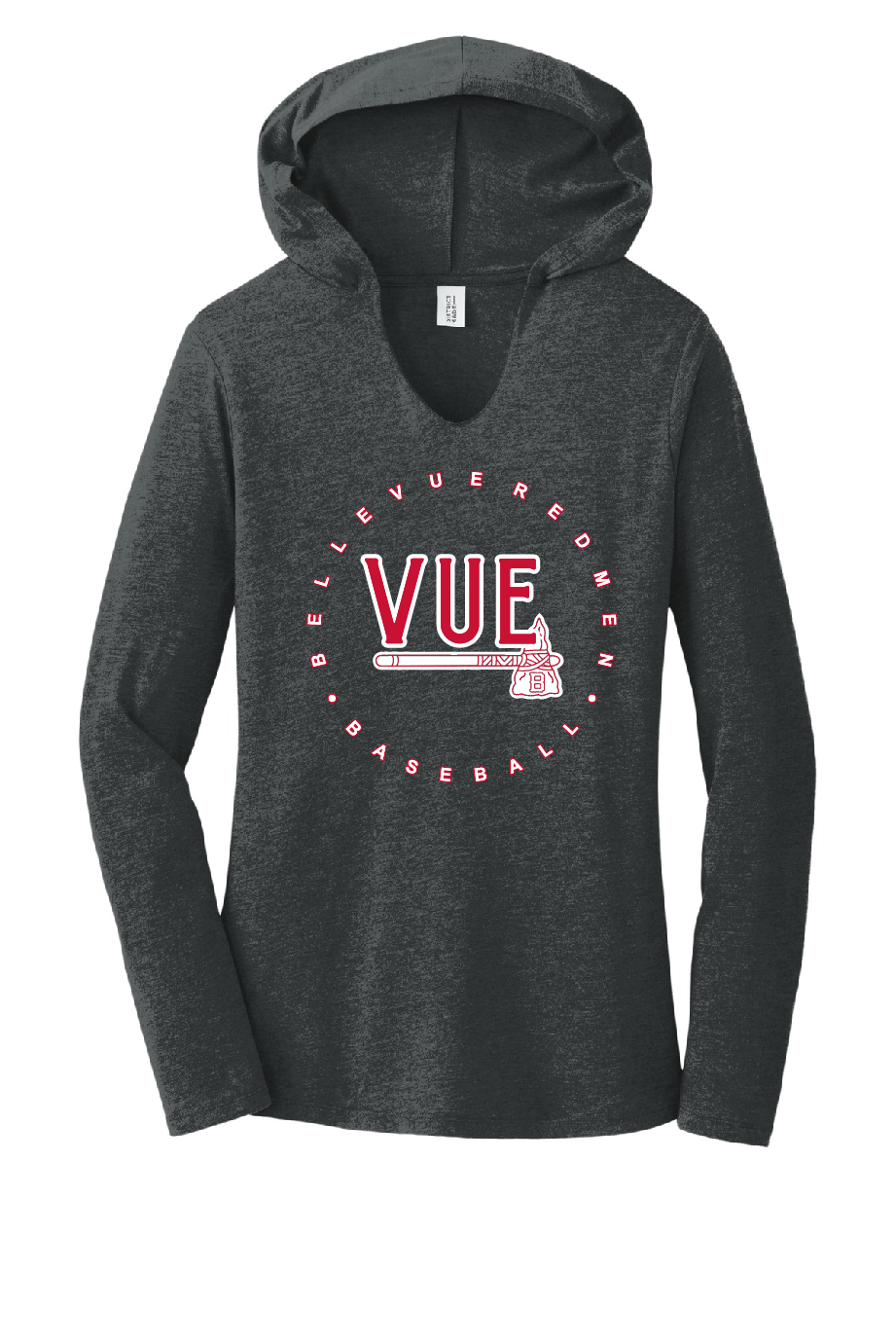 District® Vue Black Frost Women's Perfect Tri® Long Sleeve Hoodie DM139L