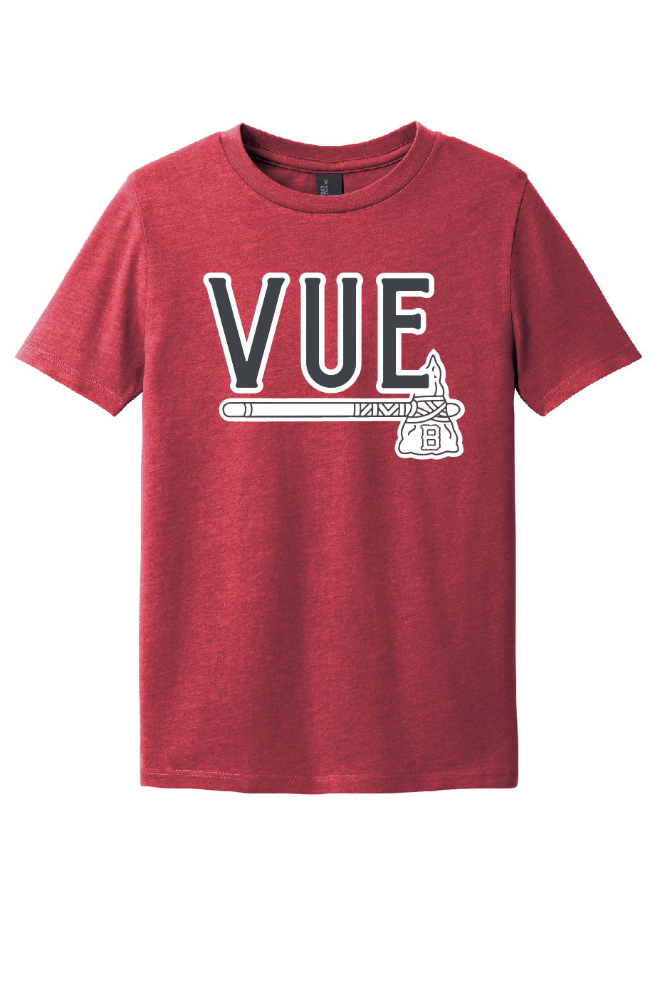 District® Vue Red Youth Perfect Blend® CVC Tee DT108Y