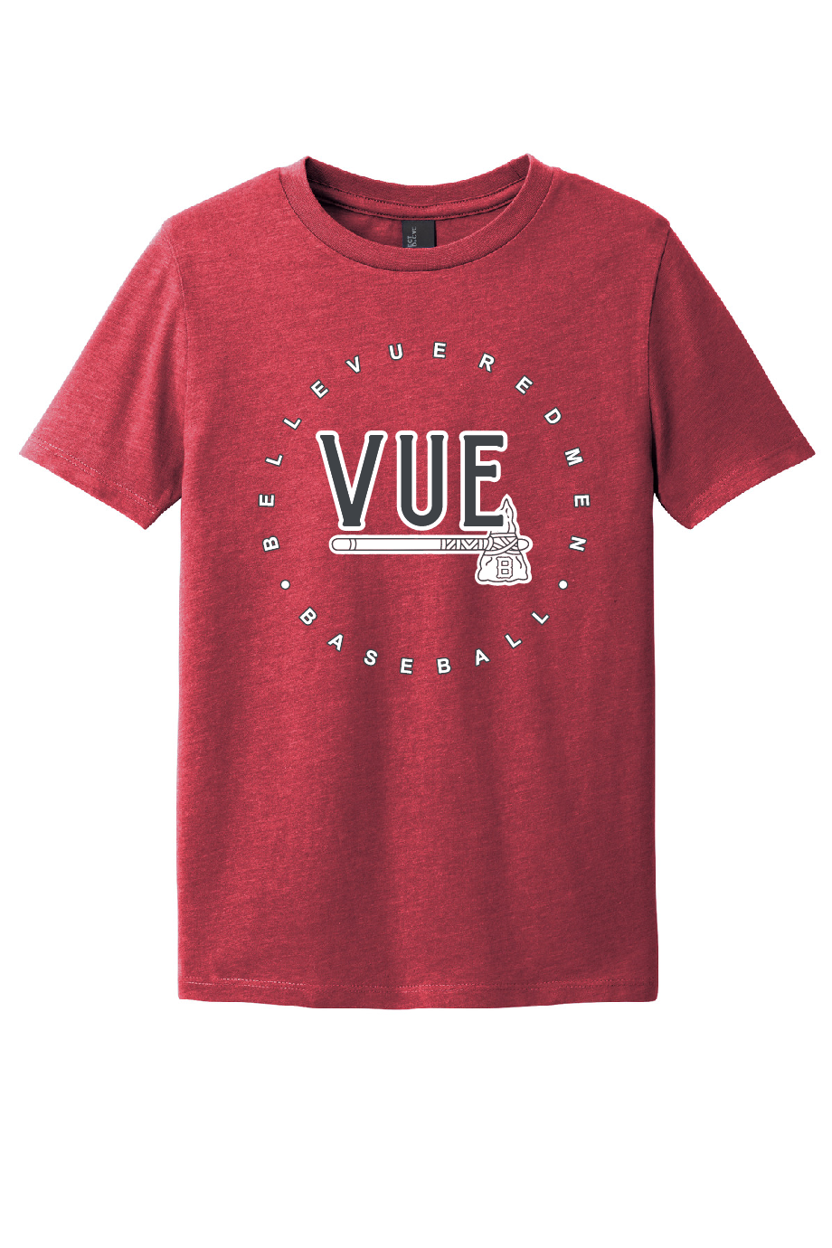 District® Vue Red Youth Perfect Blend® CVC Tee DT108Y