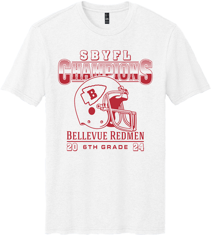 Sandusky Bay Youth Football League - 2024 Champions - District® Perfect Blend® CVC Tee - DM108 / DT108Y