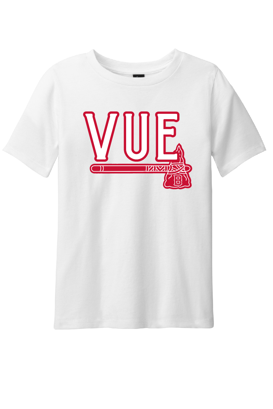 District® Vue White Youth Perfect Blend® CVC Tee DT108Y