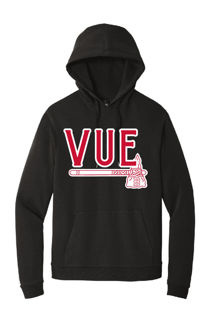 District® Vue Black Perfect Tri® Fleece Pullover Hoodie DT1300