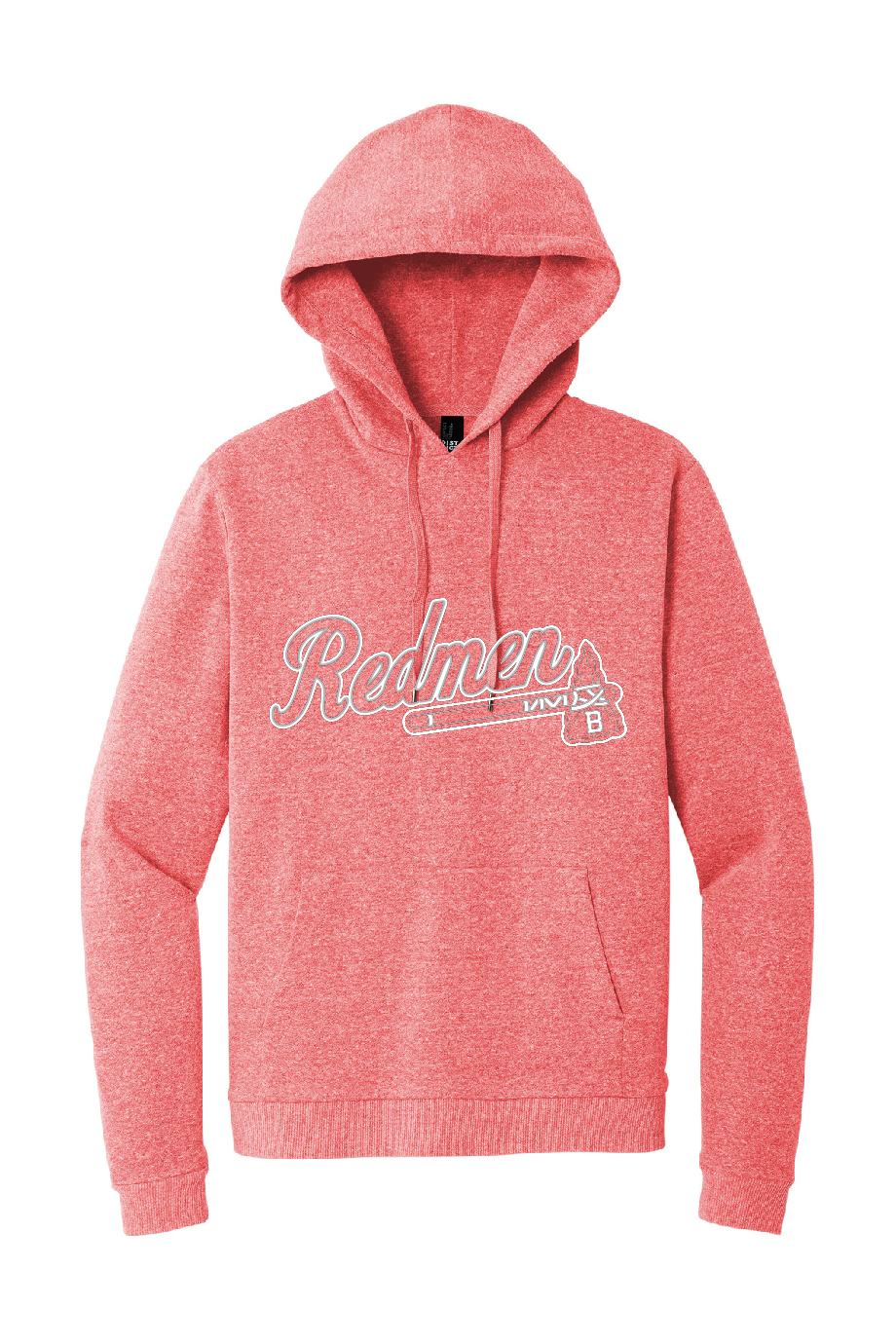 District® Vue Red Perfect Tri® Fleece Pullover Hoodie DT1300