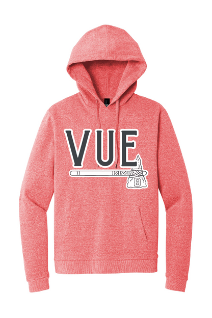 District® Vue Red Perfect Tri® Fleece Pullover Hoodie DT1300