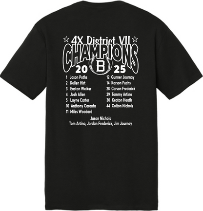 Little League - 2025 12U District Champions - District ® Youth Perfect Tri ® Tee - DT130Y