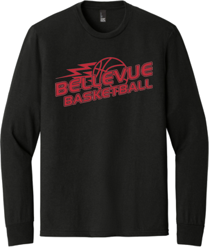 Bellevue Basketball Lightning - District® Youth Perfect Tri® Long Sleeve Tee - DT132Y