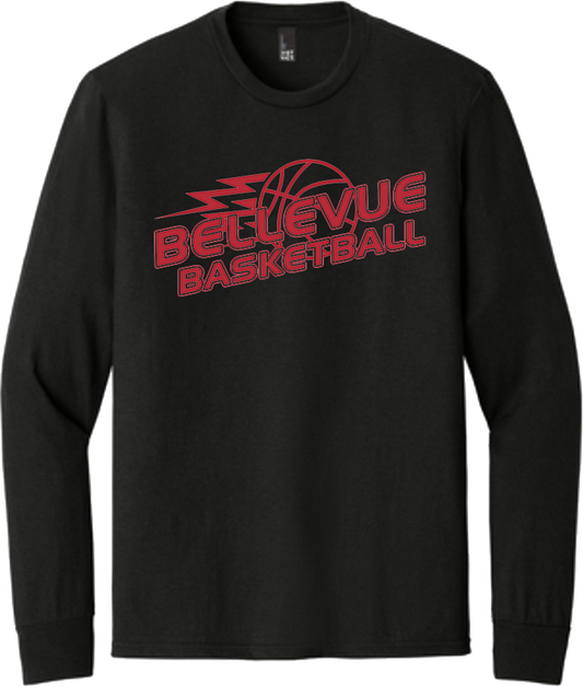 Bellevue Basketball Lightning - District® Youth Perfect Tri® Long Sleeve Tee - DT132Y