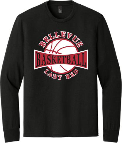 Bellevue Lady Red Basketball - District® Youth Perfect Tri® Long Sleeve Tee - DT132Y