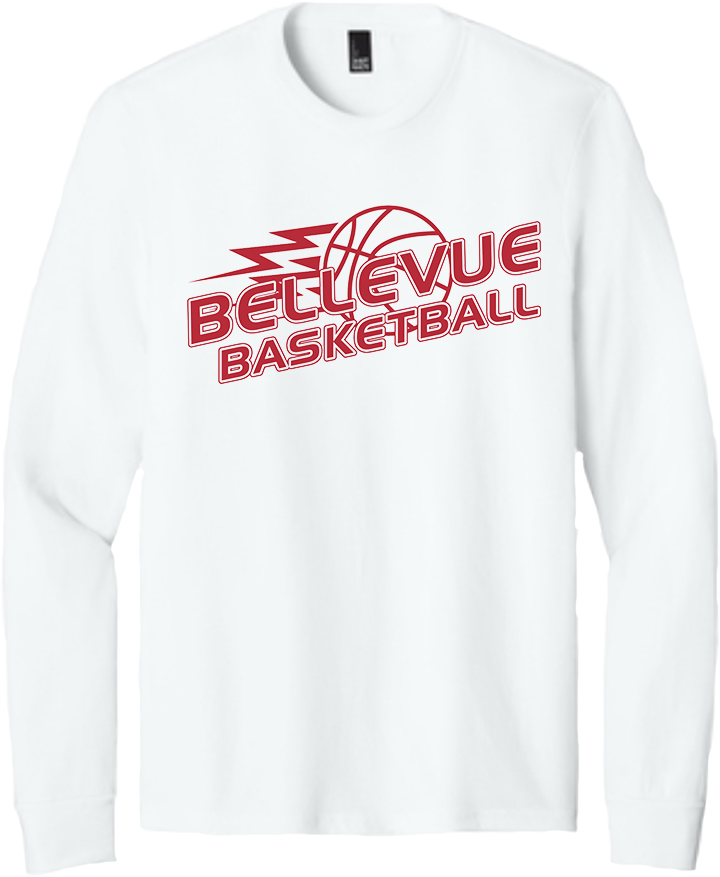 Bellevue Basketball Lightning - District® Youth Perfect Tri® Long Sleeve Tee - DT132Y