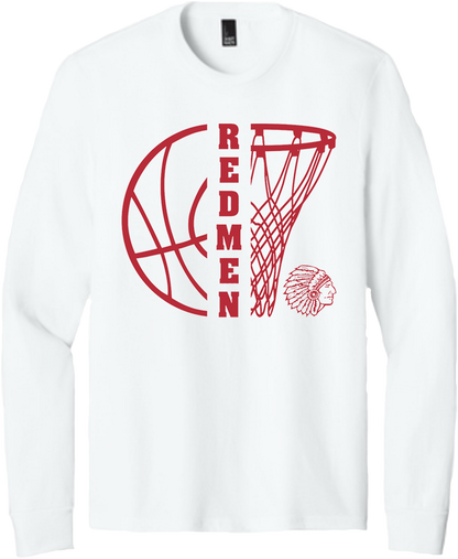 Bellevue Redmen Hoops Split - District® Youth Perfect Tri® Long Sleeve Tee - DT132Y