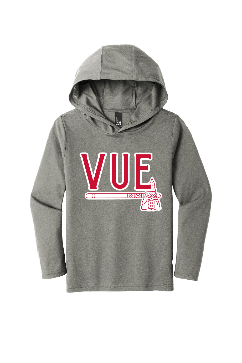 District® Vue Grey Frost Youth Perfect Tri ® Long Sleeve Hoodie DT139Y