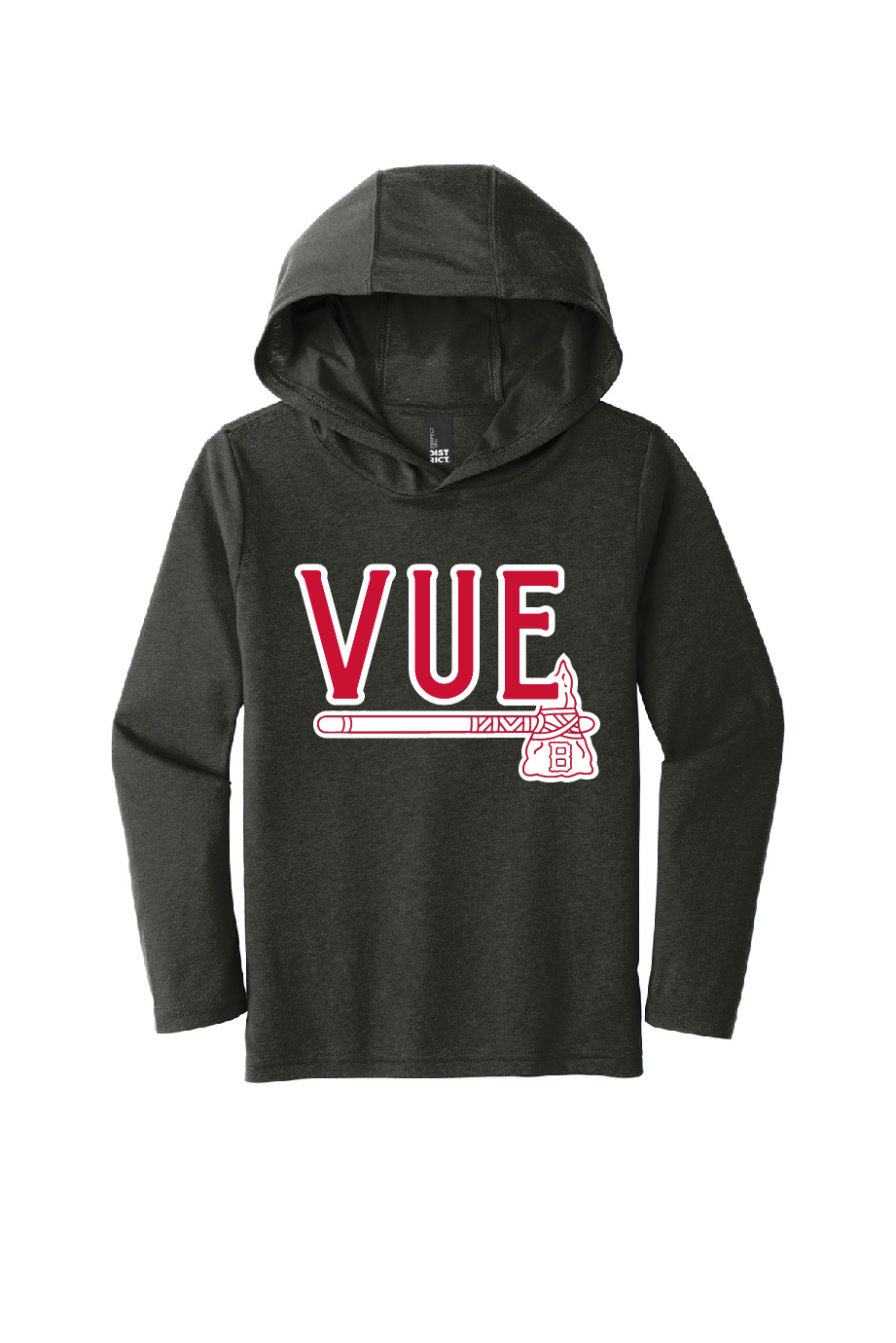 District® Vue Black Frost Youth Perfect Tri® Long Sleeve Hoodie DT139Y