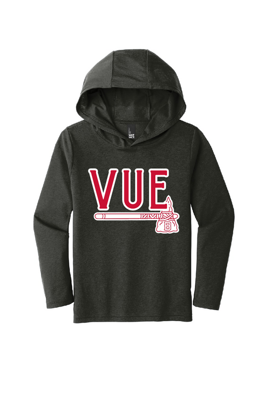 District® Vue Black Frost Youth Perfect Tri® Long Sleeve Hoodie DT139Y