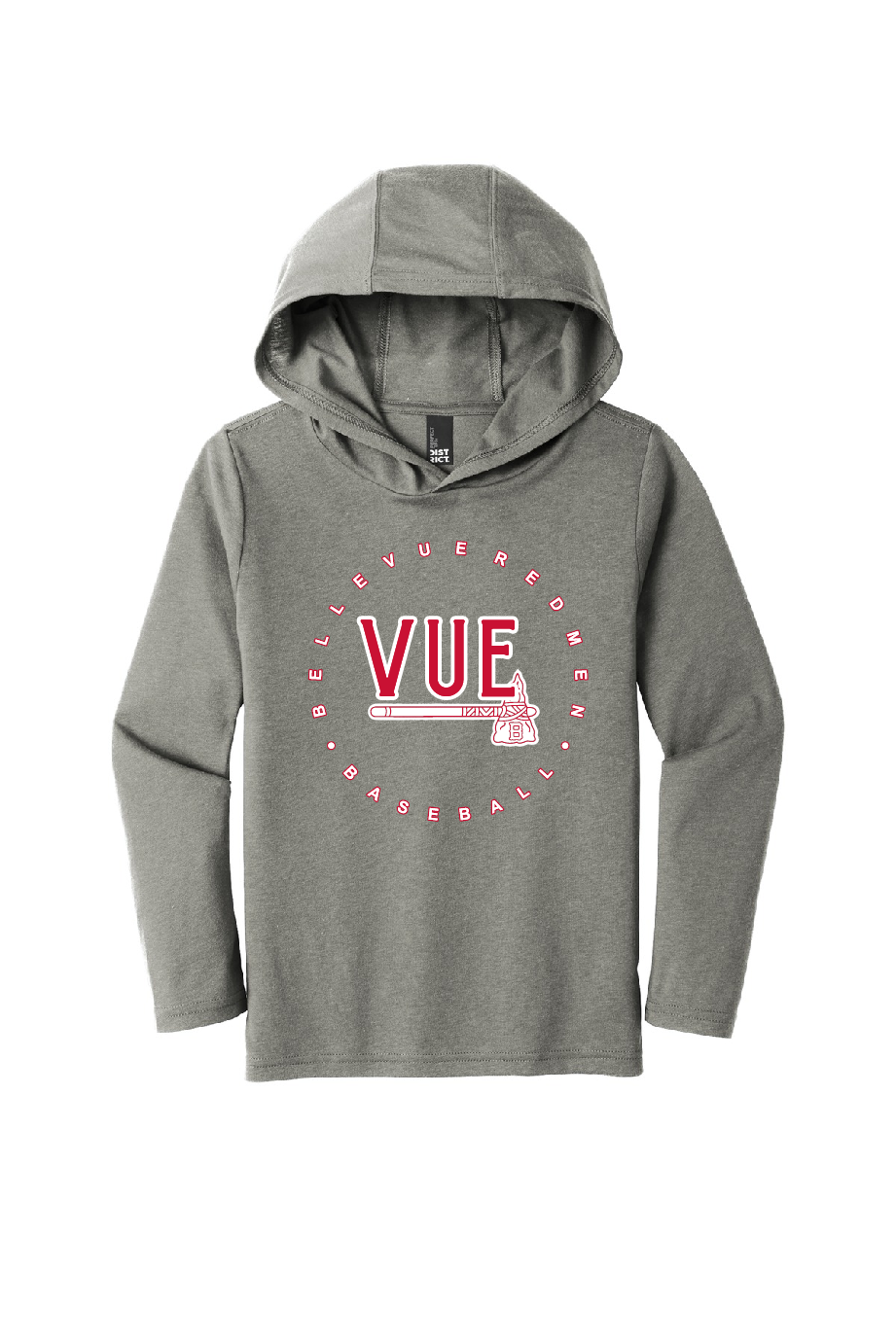 District® Vue Grey Frost Youth Perfect Tri ® Long Sleeve Hoodie DT139Y