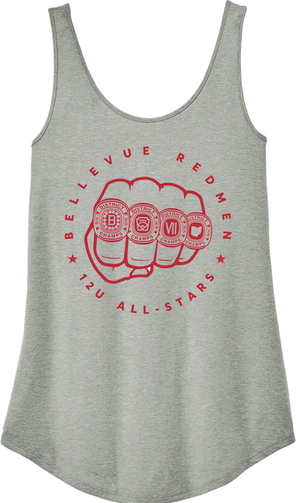 Little League - 2025 12U District Champions - District® Women’s Perfect Tri® Relaxed Tank - DT151