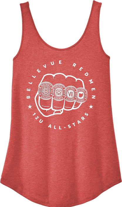 Little League - 2025 12U District Champions - District® Women’s Perfect Tri® Relaxed Tank - DT151