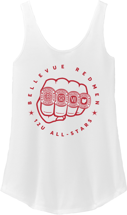 Little League - 2025 12U District Champions - District® Women’s Perfect Tri® Relaxed Tank - DT151