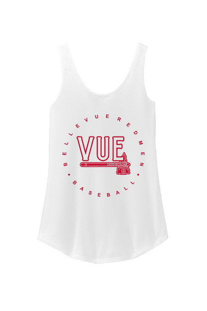 District® Vue White Women's Perfect Tri® Relaxed Tank DT151