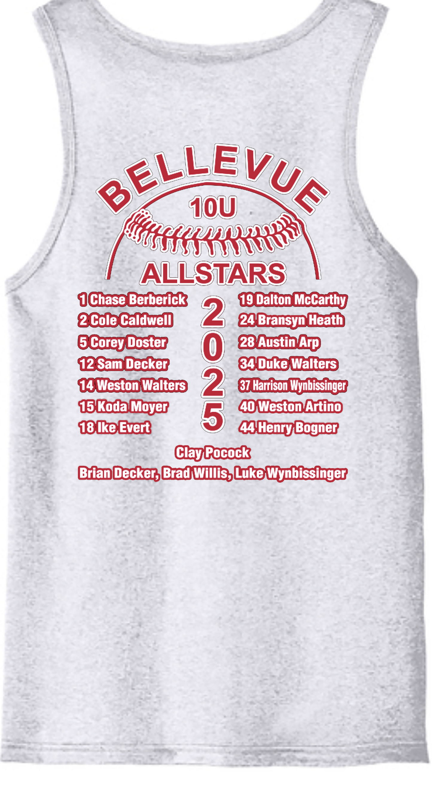 Little League - 2025 10U District Champions - Men's District Concert Tank - DT5300