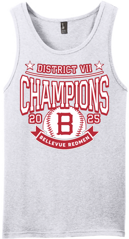 Little League - 2025 10U District Champions - Men's District Concert Tank - DT5300