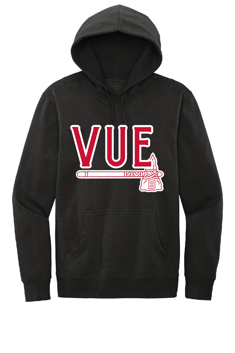 District® Vue Black V.I.T.™ Fleece Hoodie DT6100