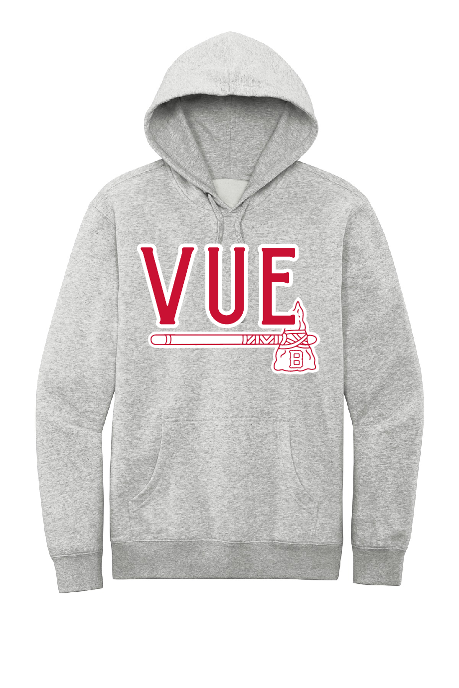 District® Vue Light Grey Youth V.I.T.™ Fleece Hoodie DT6100Y