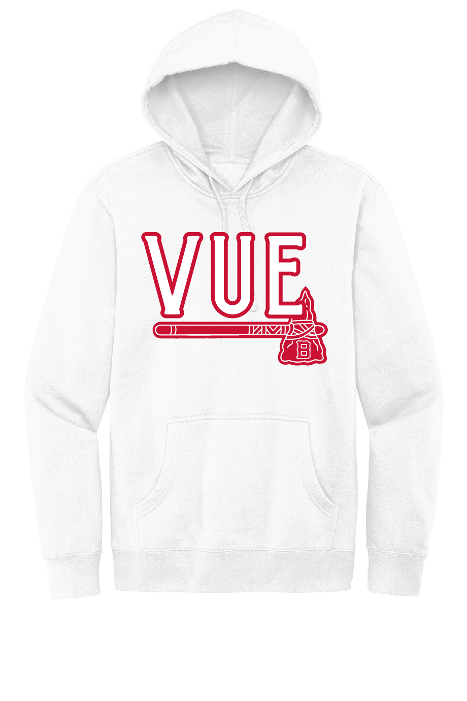 District® Vue White V.I.T.™ Fleece Hoodie DT6100