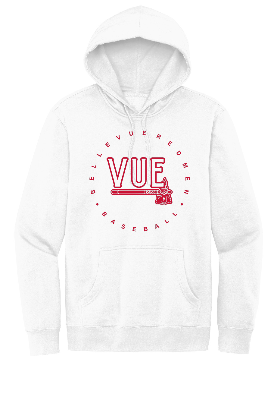 District® Vue White V.I.T.™ Fleece Hoodie DT6100