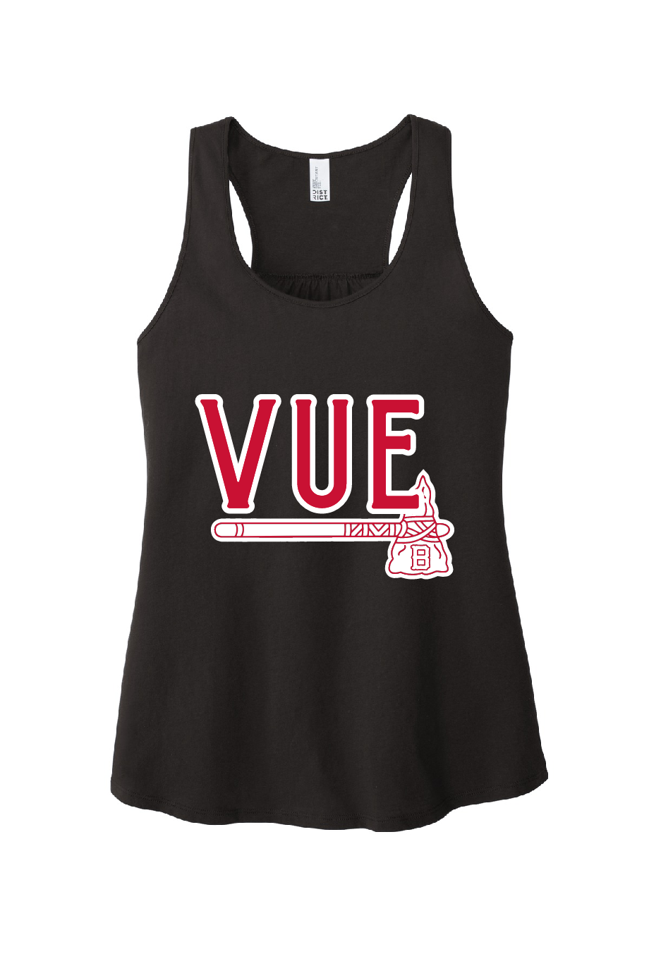 District® Vue Black Women's V.I.T.™ Racerback Tank DT6302