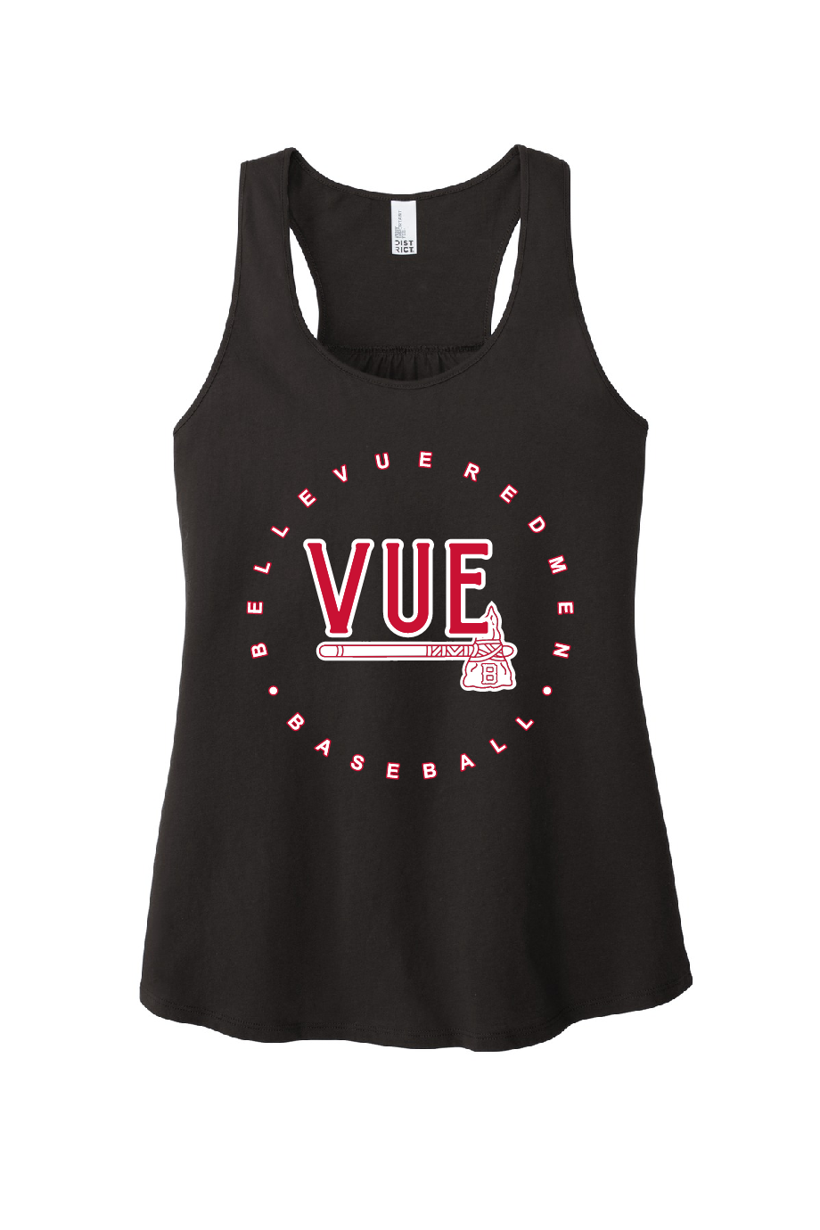 District® Vue Black Women's V.I.T.™ Racerback Tank DT6302