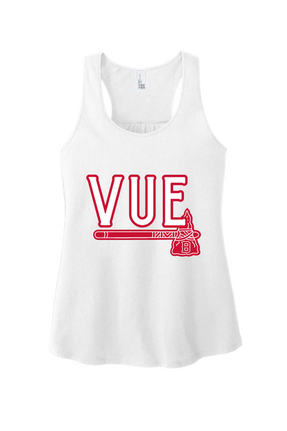 District® Vue White Women's V.I.T.™ Racerback Tank DT6302