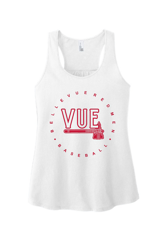 District® Vue White Women's V.I.T.™ Racerback Tank DT6302