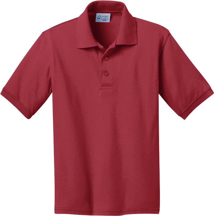 ICS Uniform Boys Short-Sleeved Polo - Port & Company® Youth Core Blend Jersey Knit Polo - KP55Y