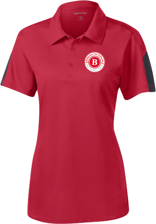 BHS Maintenance - Women's Sport-Tek® PosiCharge® Active Textured Colorblock Polo - LST695