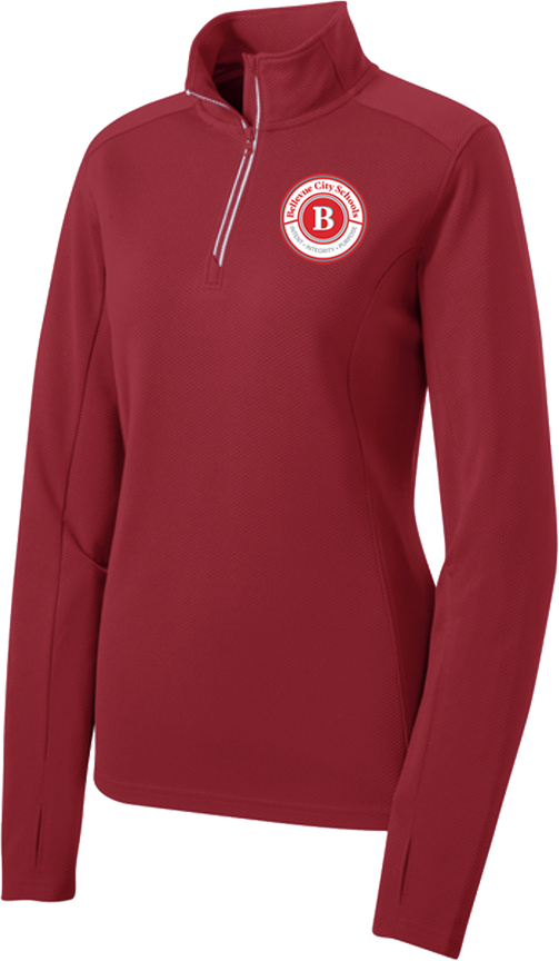 BHS Maintenance - Sport-Tek® Women's Sport-Wick® Textured 1/4-Zip Pullover - LST860