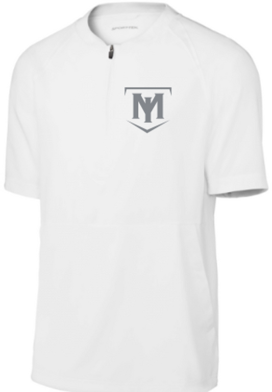 Sport-Tek® Milan Indians Repeat 1/2-Zip Short Sleeve Jacket JST489