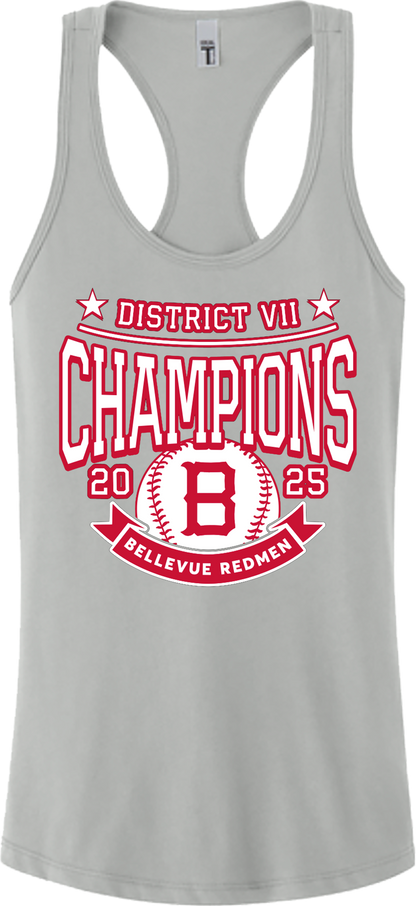 Little League - 2025 10U District Champions - Next Level Women's Ideal Racerback Tank - NL1533