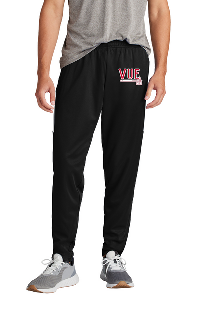 Sport-Tek® Vue Men's Black & White Travel Pant PST800